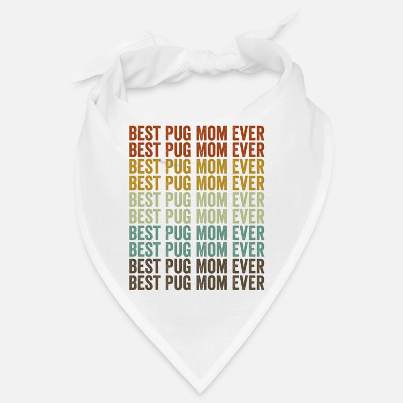 Beste Mops-Mutter aller Zeiten Mops-Mutter Mops-Hu Bandana