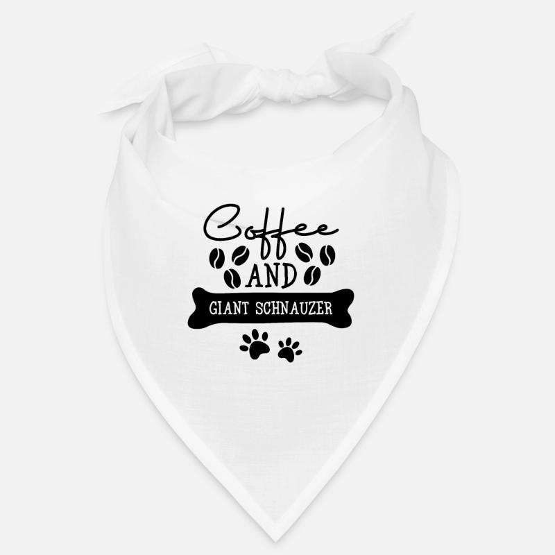 Café et schnauzer géant Bandana