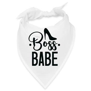 Boss Babe - Bandana - Weiß - Vorne
