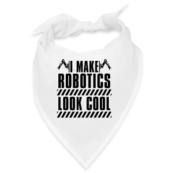 I Make Robotics Look Automation Robotics Engineer - Bandana - Weiß - Vorne