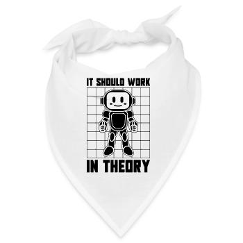 It Should Work In Robotics Robot Robotics Engineer - Bandana - Weiß - Vorne