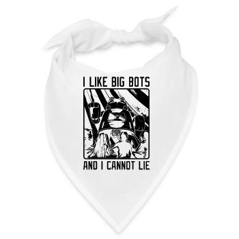 I Like Big Bots Robotics Cyborg Robotics Engineer - Bandana - Weiß - Vorne