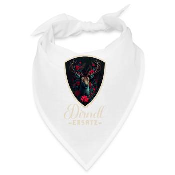 Dirndl Ersatz Dirndl Trachten Kostüm Dirndl Ersatz - Bandana - Weiß - Vorne