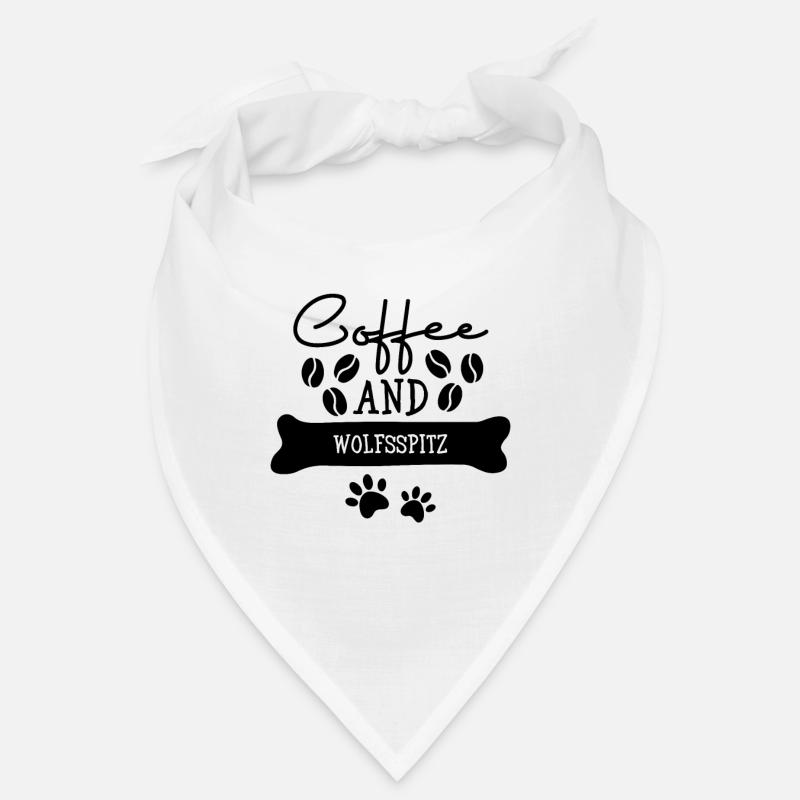 Café et wolfsspitz Bandana