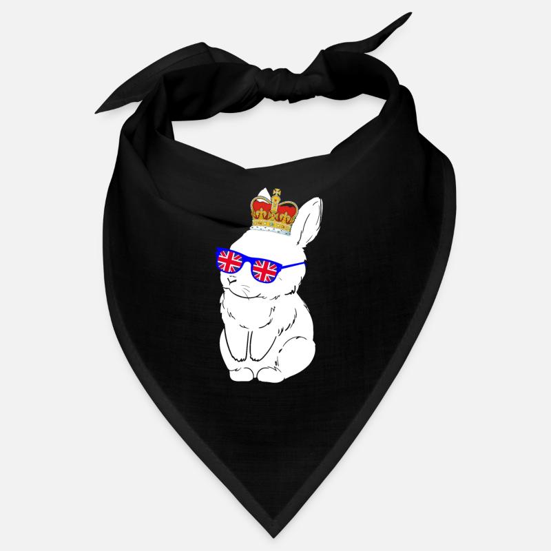 Rabbit Queen Elizabeth II British Crown Bandana
