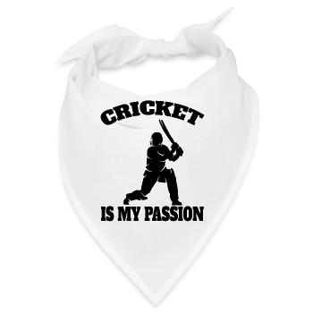 Cricket Kricketteam Kricket Kricketmannschaft - Bandana - Weiß - Vorne