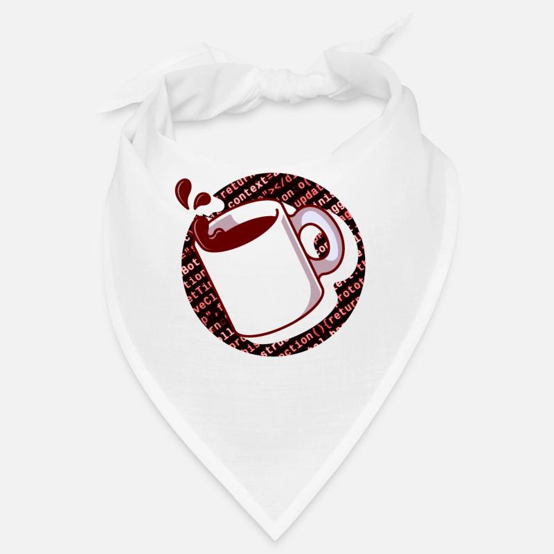 Chemise Programmeur, Code JavaScript Amateur de café Bandana