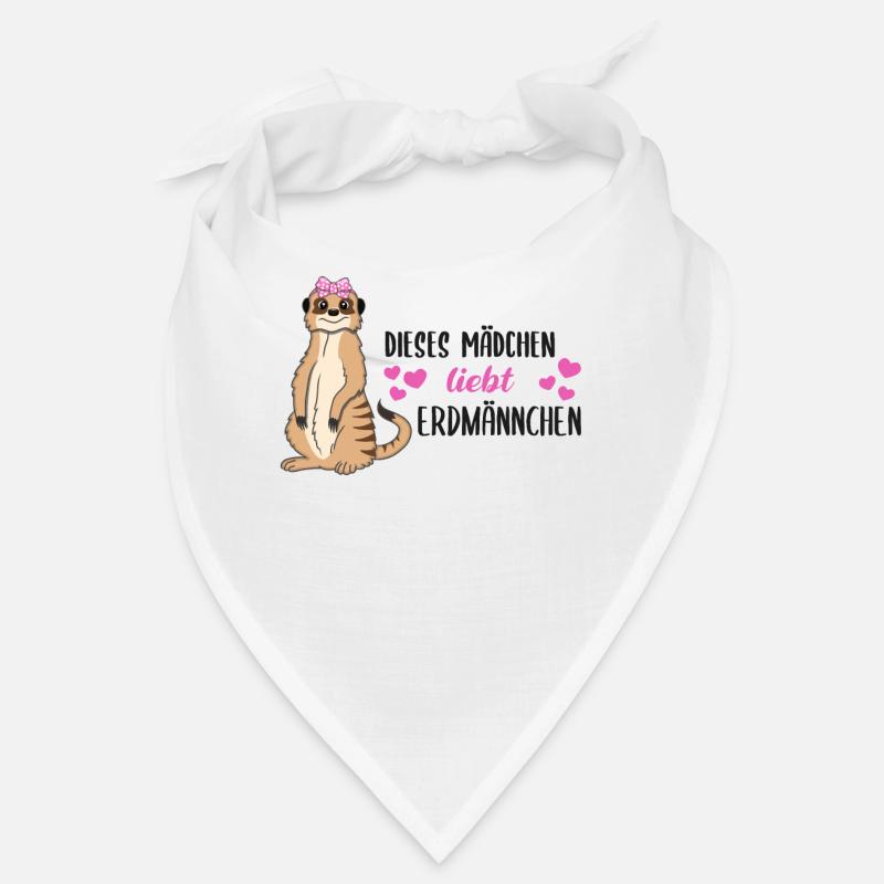Erdmännchen Spruch Geschenk Damen Mädchen Bandana