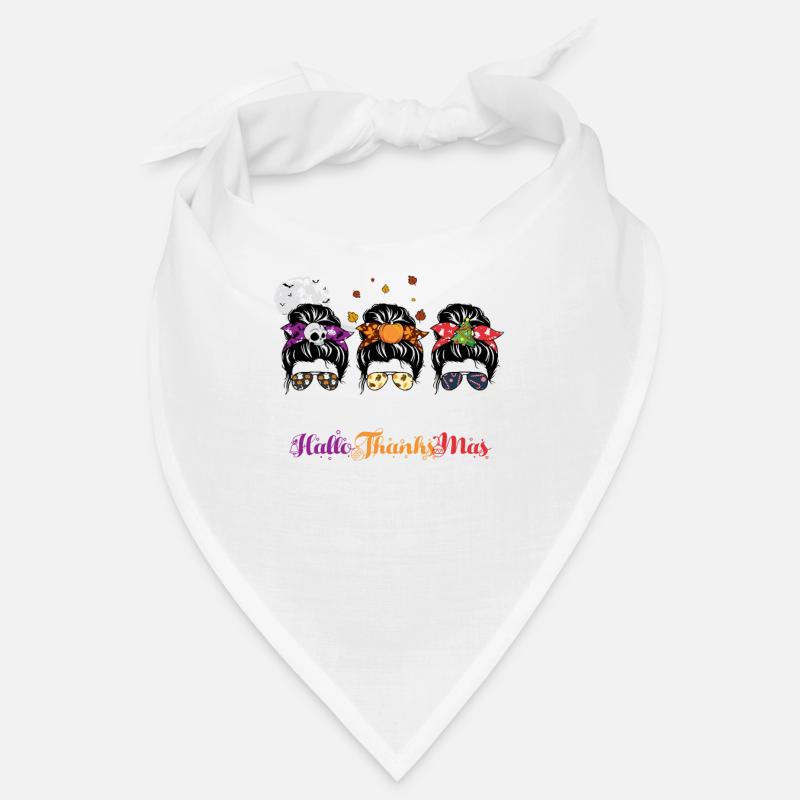 Happy HelloThanksMas Halloween Christmas Bandana