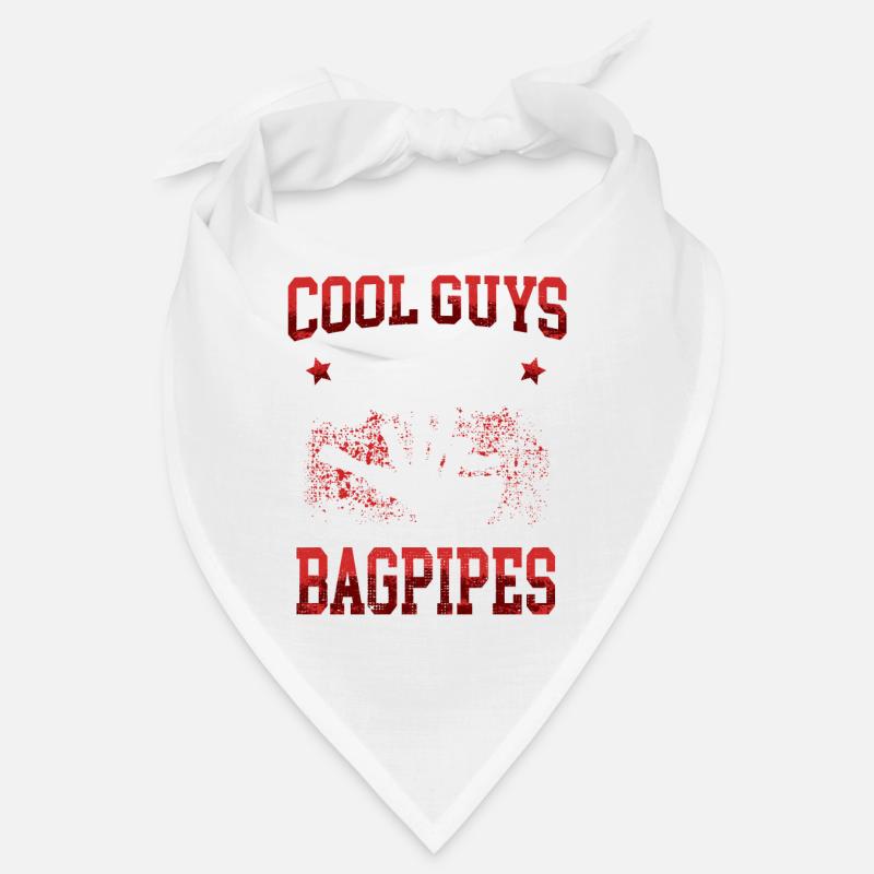 Les garçons jouent de la cornemuse Cornemuse écossaise Bandana