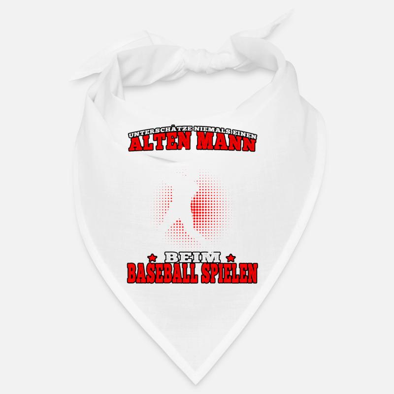 Alter Mann bei Baseball Baseballer Baseballspieler Bandana