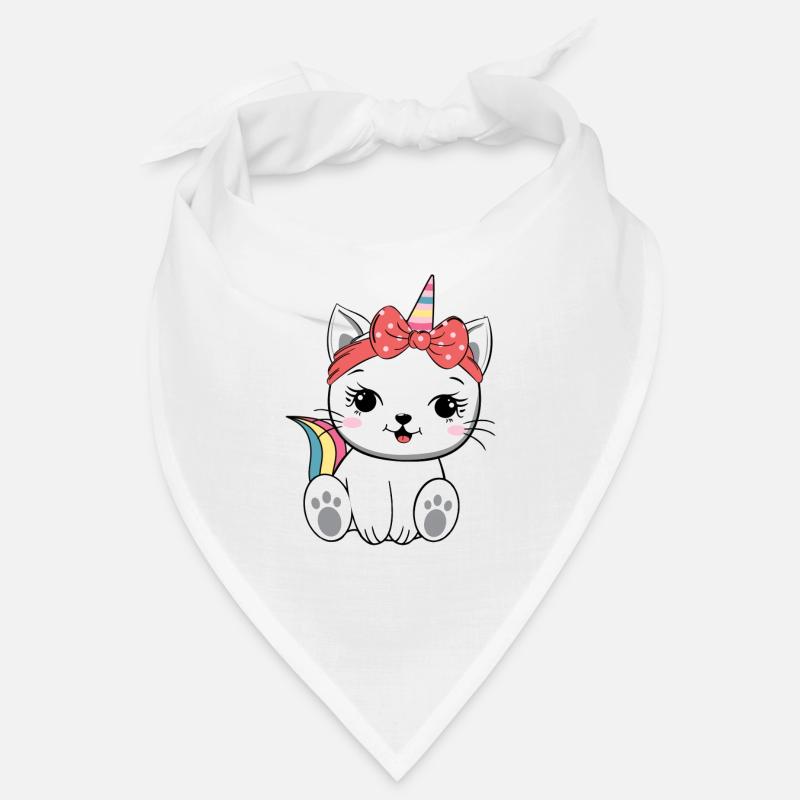 Cute unicorn cat Bandana