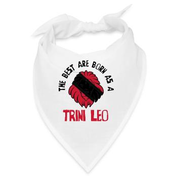 Flaggenland Trini Leo Tobago Trinidad Trinidad - Bandana - Weiß - Vorne