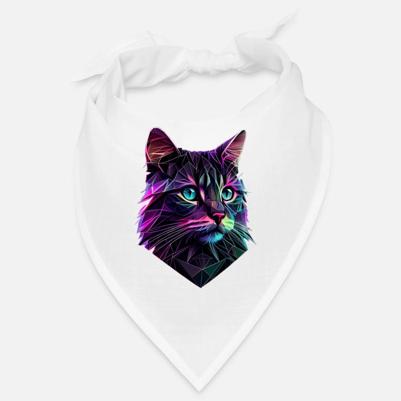 Katze Katzen Kätzchen Polygon Katze Bandana