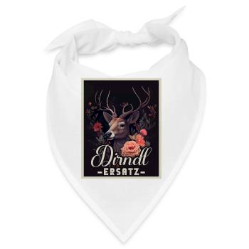 Dirndl Ersatz Dirndl Trachten Kostüm Dirndl Ersatz - Bandana - Weiß - Vorne