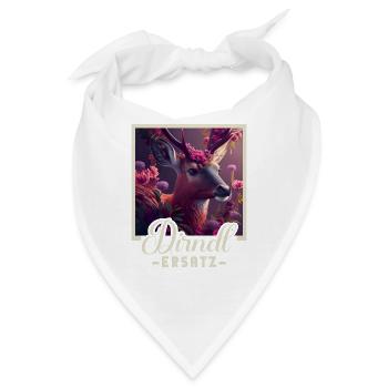Dirndl Ersatz Dirndl Trachten Kostüm Dirndl Ersatz - Bandana - Weiß - Vorne