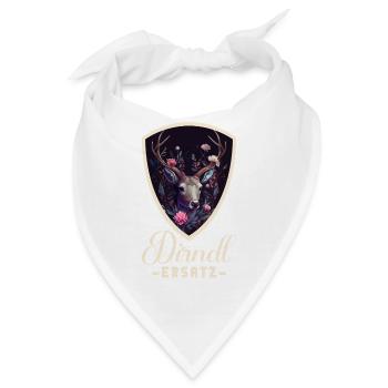 Dirndl Ersatz Dirndl Trachten Kostüm Dirndl Ersatz - Bandana - Weiß - Vorne