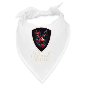 Dirndl Ersatz Dirndl Trachten Kostüm Dirndl Ersatz - Bandana - Weiß - Vorne
