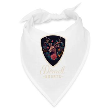 Dirndl Ersatz Dirndl Trachten Kostüm Dirndl Ersatz - Bandana - Weiß - Vorne