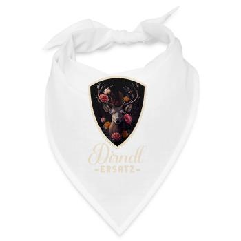 Dirndl Ersatz Dirndl Trachten Kostüm Dirndl Ersatz - Bandana - Weiß - Vorne