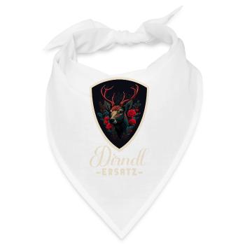Dirndl Ersatz Dirndl Trachten Kostüm Dirndl Ersatz - Bandana - Weiß - Vorne