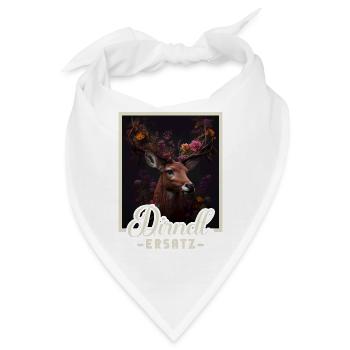 Dirndl Ersatz Dirndl Trachten Kostüm Dirndl Ersatz - Bandana - Weiß - Vorne