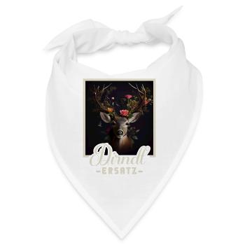 Dirndl Ersatz Dirndl Trachten Kostüm Dirndl Ersatz - Bandana - Weiß - Vorne