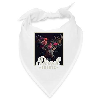 Dirndl Ersatz Dirndl Trachten Kostüm Dirndl Ersatz - Bandana - Weiß - Vorne