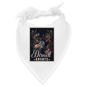 Dirndl Ersatz Dirndl Trachten Kostüm Dirndl Ersatz - Bandana - Weiß - Vorne
