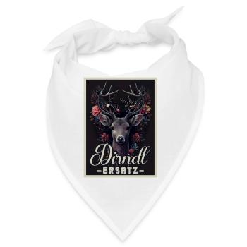 Dirndl Ersatz Dirndl Trachten Kostüm Dirndl Ersatz - Bandana - Weiß - Vorne