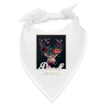 Dirndl Ersatz Dirndl Trachten Kostüm Dirndl Ersatz - Bandana - Weiß - Vorne