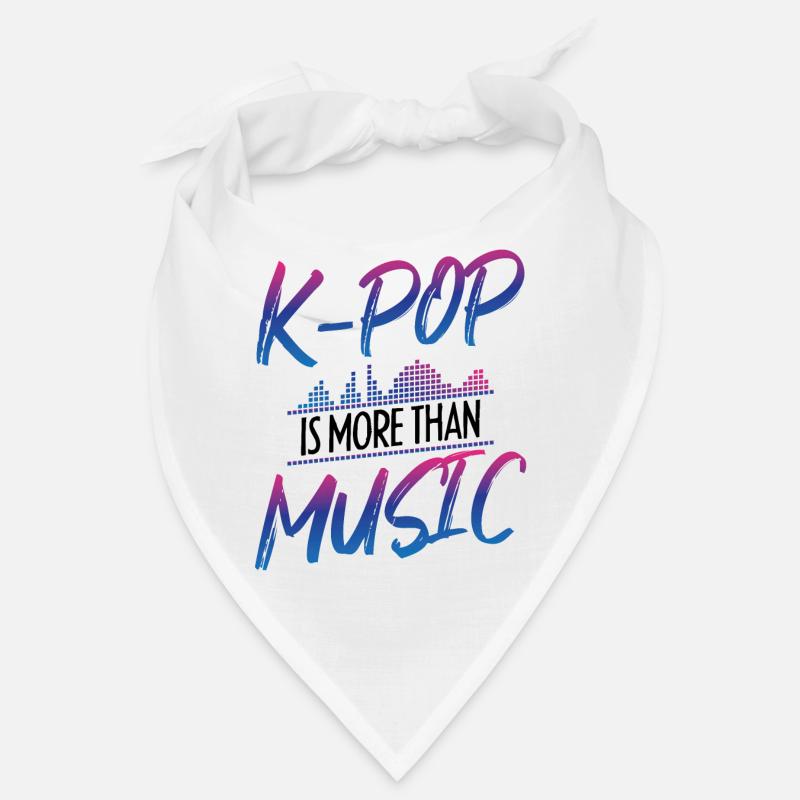 K-Pop Lover Design - Bandana - Weiß