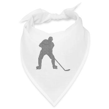 Eishockey - Bandana - Weiß - Vorne