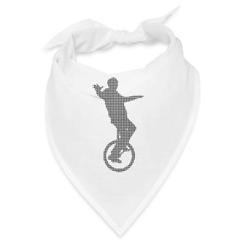 Einrad - Bandana - Weiß - Vorne