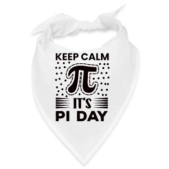 Pi Day Tag Kreiszahl Pi - Bandana - Weiß - Vorne