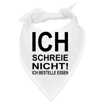Schwangerschaft Babyparty Babyshower Boy Girl - Bandana - Weiß - Vorne