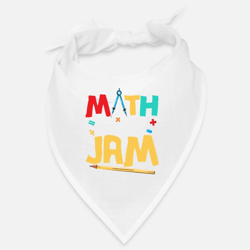 Math Is My Jam Education Math Teacher Bandana