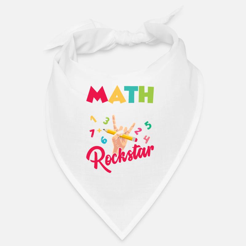 Math Teacher Summer Edition Education School Bandana