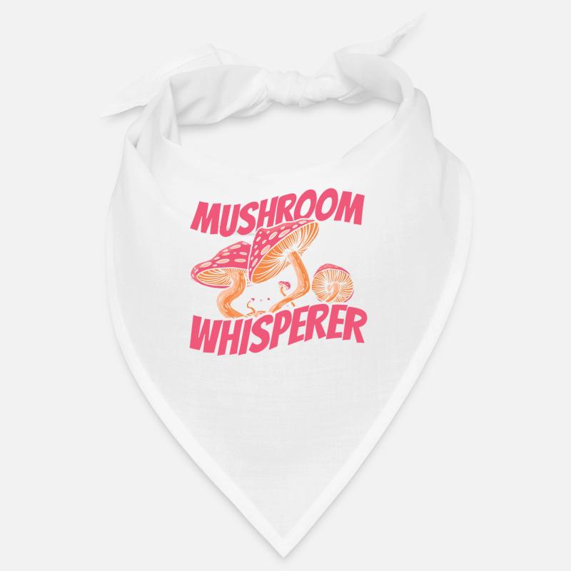 Pilzflüsterer Pilz Flüsterer Pilzesammler Pilze - Bandana - Weiß