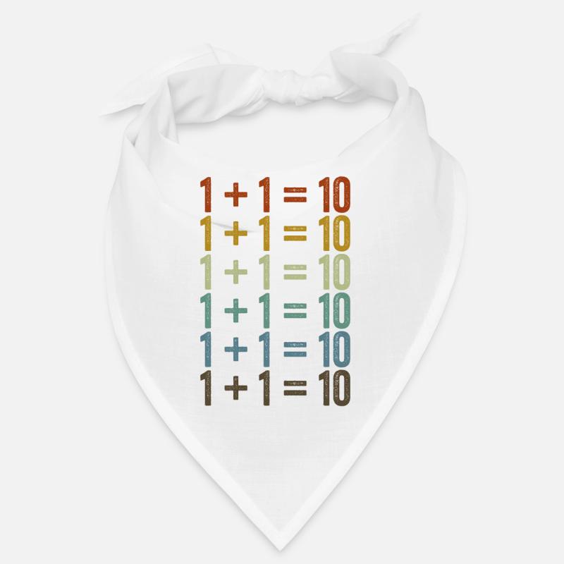 1 + 1 = 10 Software Developer Programming Bandana