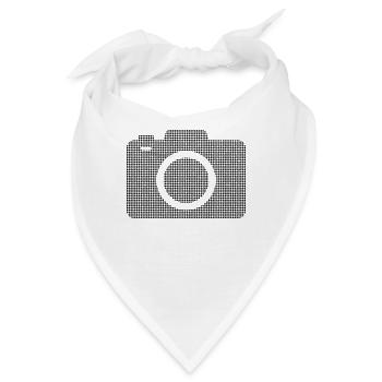 Kamera - Bandana - Weiß - Vorne
