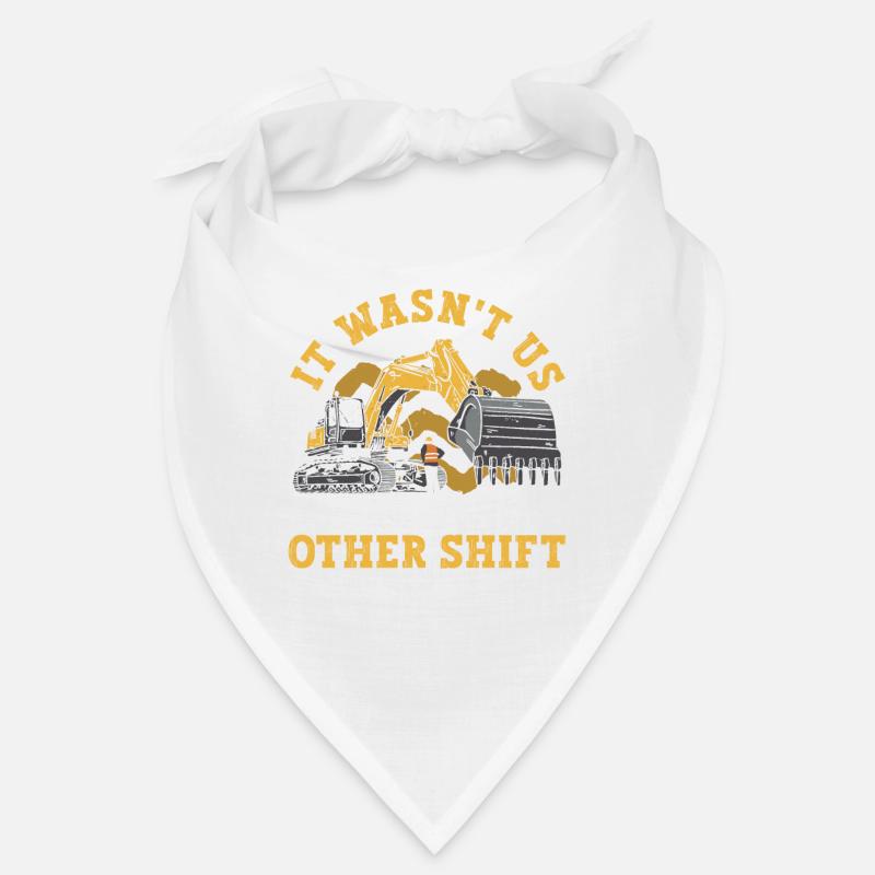 Bauarbeiter Baggerladern Bagger Baggern Bandana