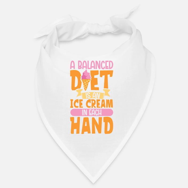 Eiscreme-liebhaber-lustiges Eis Ich Liebe Eiscreme Bandana
