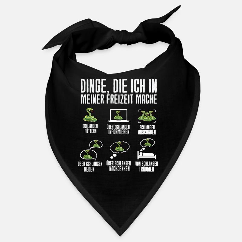 Dinge Die Ich In Meiner Freizeit Mache Schlangen Bandana