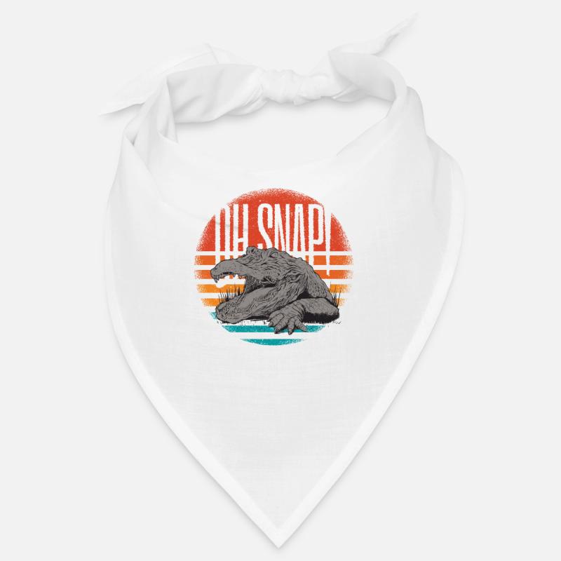 Tierreptil-alligator-illustration Oh Snap Bandana
