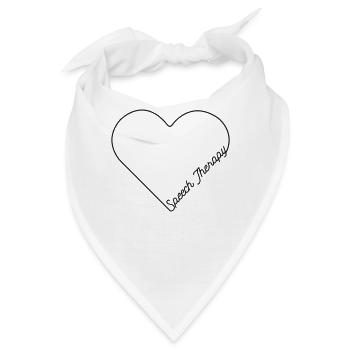 Speech Therapist Therapy Assistant - Bandana - Weiß - Vorne