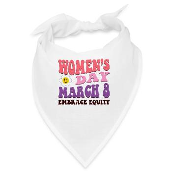 Embrace Equity März 8 2023 International Women's - Bandana - Weiß - Vorne