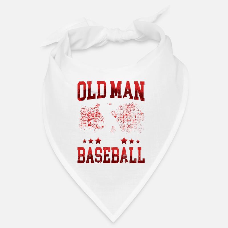 Old man at Baseball Baseballer Baseballspieler Bandana