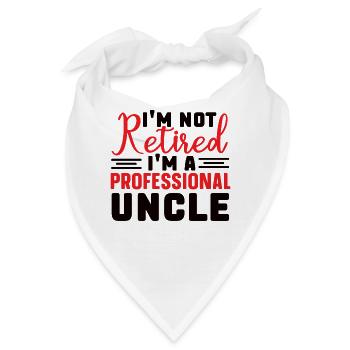 Bester Onkel Schlechter Einfluss Familie Geschenk - Bandana - Weiß - Vorne