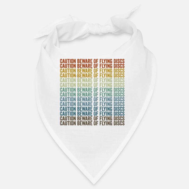 Attention aux disques volants Disc Golf Bandana